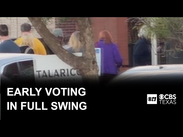 Voters hit the polls early in North Texas for the 2026 midterm election