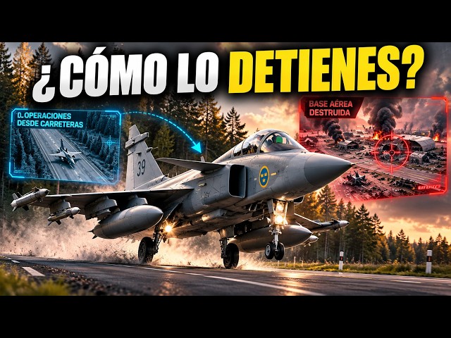 ¿Por Qué el Gripen Sueco Es Tan Difícil de Neutralizar?