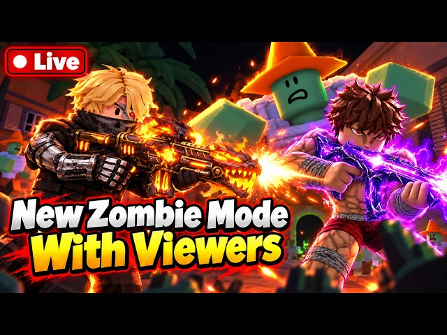 [🔴LIVE] NEW Zombie Game Mode, Playing WITH @exolts & VIEWERS!