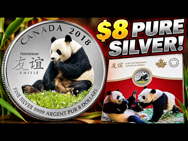 2018 Canada $8 Peaceful Panda Silver Coin Silver Value & 2026 Price!