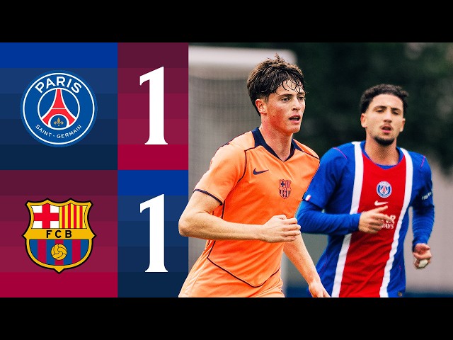 HIGHLIGHTS | PSG 1 VS 1 FC BARCELONA | UEFA YOUTH LEAGUE 🔵🔴