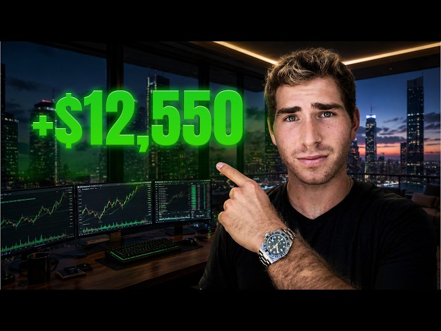 How I Made $12,550 In 15 Minutes Trading Nasdaq (Eval* Trade Recap)