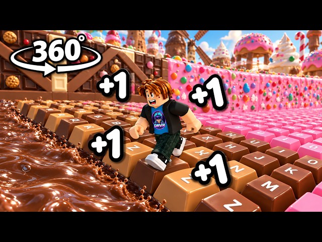 +1 Speed Keyboard Escape but You Got SHRUNK! 😱 ROBLOX in 360° Video | VR / 8K