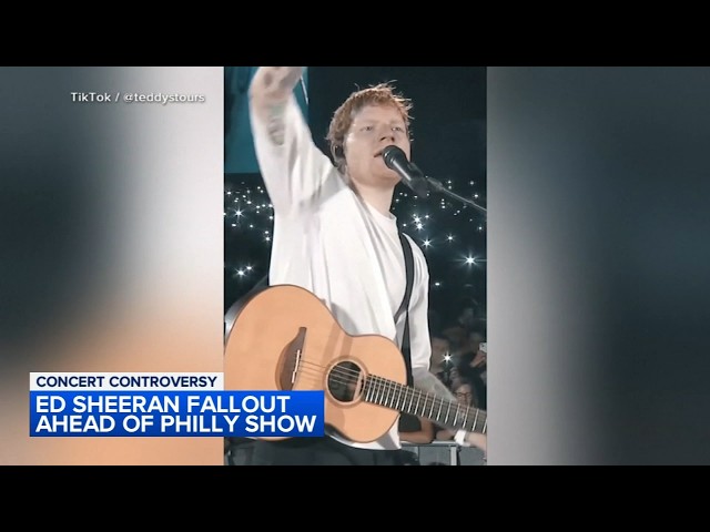 Ed Sheeran tour continues on to Philadelphia as acts withdraw