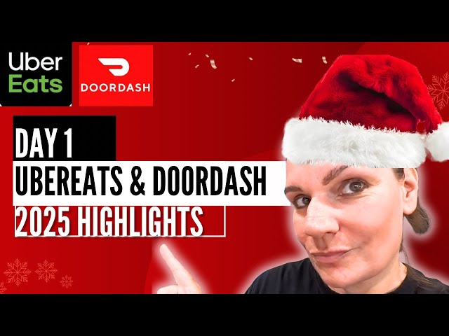 Day 1 - DoorDash & UberEats Ride-Along Marathon | 12 days of Christmas