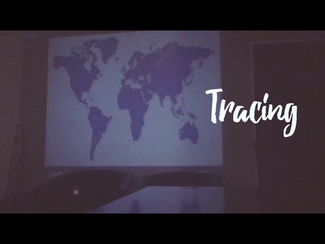 3 Easy Steps to do a world Map Mural wall easy at 1,2,3