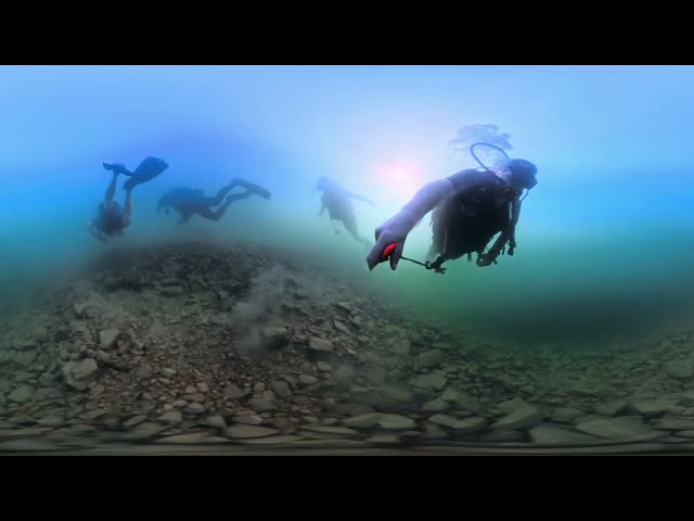 Basic Open Water Student On His Second Dive