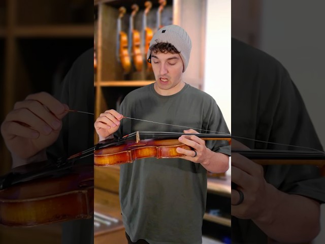 NEVER touch the Violin pegs 🎻❌ #shorts