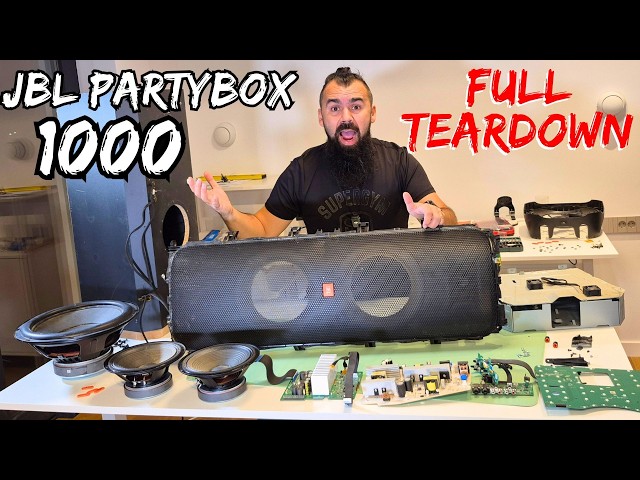 JBL Partybox 1000 FULL Teardown