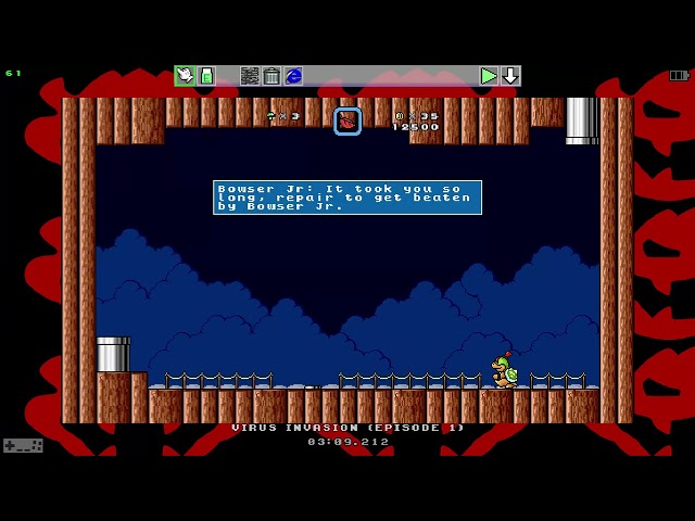 TheXTech Custom Level (1.3.8) - Bowser Jr. Airship (World 1-Airship)
