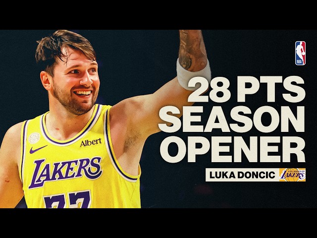 Luka Dončić Drops 28 Points vs Golden State Warriors Highlights 26/27