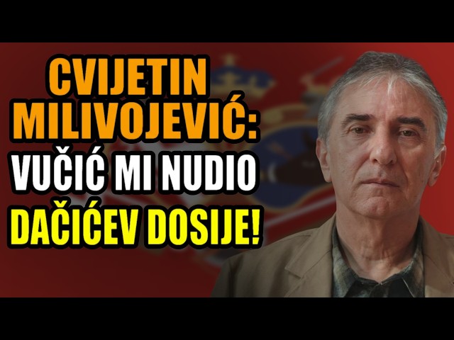 Cvijetin Milivojević: Vučić mi nudio Dačićev dosije, odbio sam da se vidim s njim! Studentski plan..