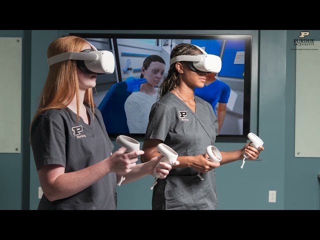 Purdue Nursing Students use Virtual Reality in Simulation Labs