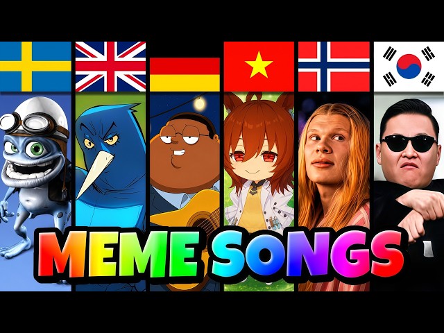 MEME SONGS FROM DIFFERENT COUNTRIES