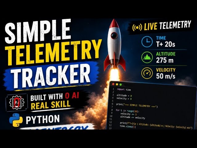 I JUST BUILT A SIMPLE TELEMETRY TRACKER(in 20 lines of code ....)