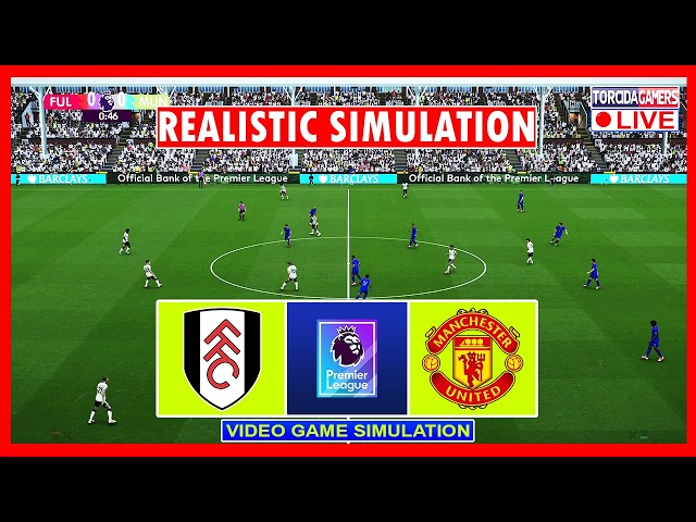 FULHAM VS MANCHESTER UNITED | PREMIER LEAGUE 2026/2027 | PES 2021 SIMULATION