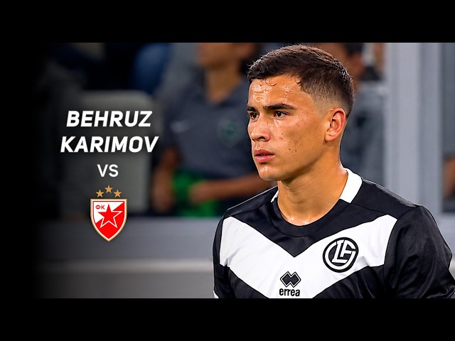 🇺🇿 BEKHRUZ KARIMOV vs CRVENA ZVEZDA | UEFA Conference League