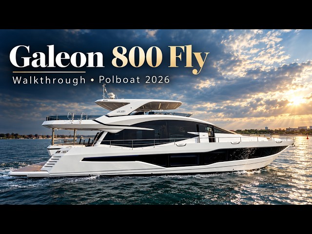 Galeon 800 Fly - Walkthrough - at 2026 Polboat Yachting Festival