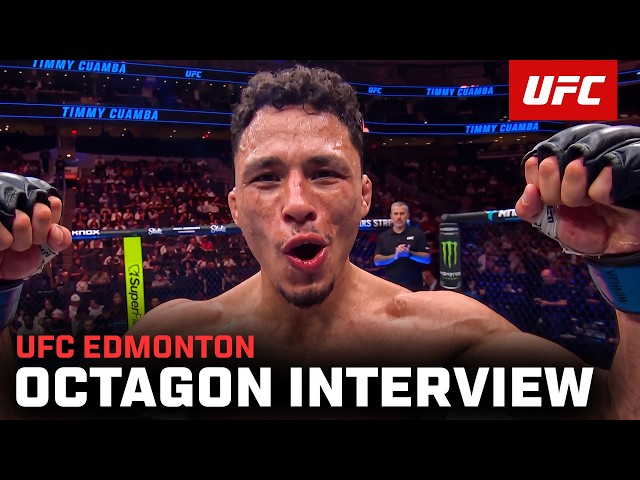 Timmy Cuamba Octagon Interview | UFC Edmonton