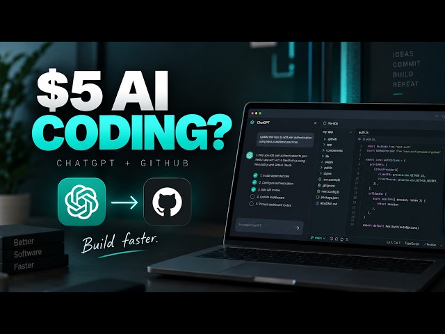 My Codex Credits Ran Out! So I Used ChatGPT for AI Coding Instead