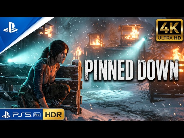 🏹 SURVIVING THE TRINITY SQUAD! Lara’s Most Intense Firefight | Rise of the Tomb Raider PS5