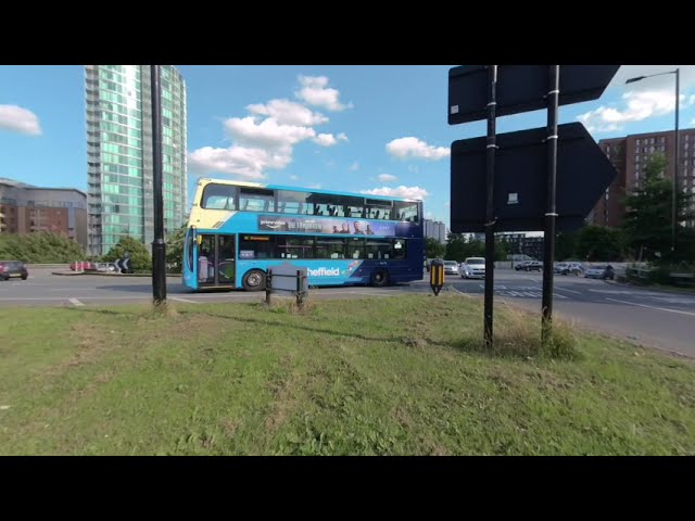 VR180° fast roundabout, Sheffield