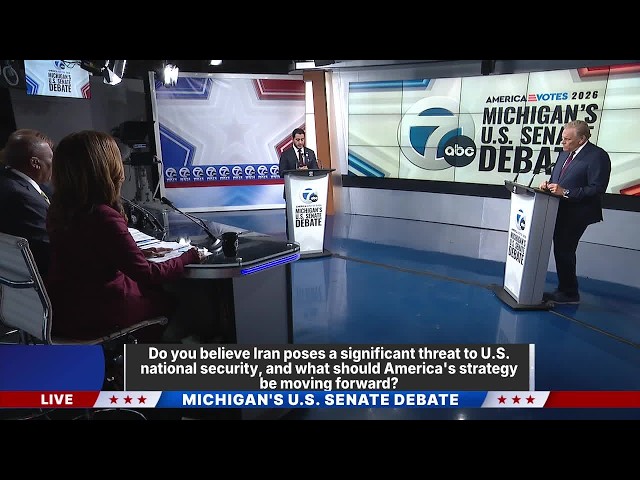 U.S. Senate Debate: Rogers, El-Sayed on the War in Iran