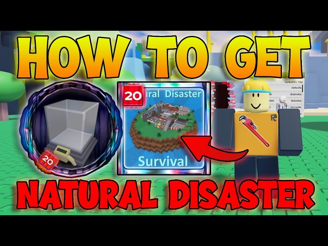 The Hunt 20 Roblox Natural Disaster SECRET ITEM BADGE - How To Complete Natural Disaster Secret Item