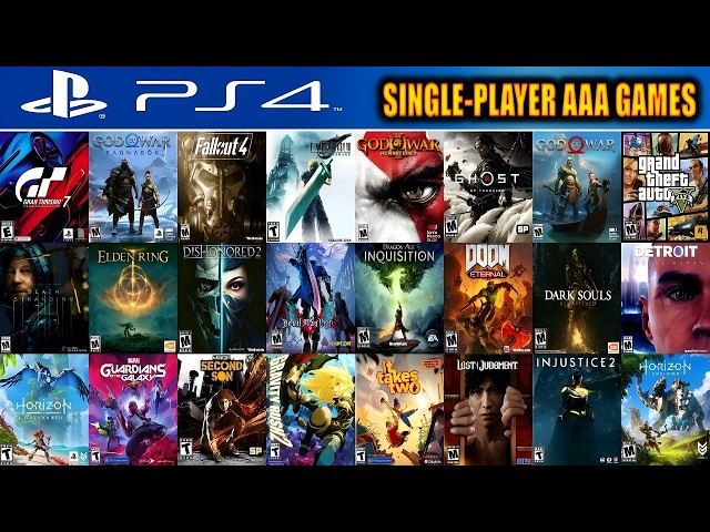 Top 55 Best Single-Player PS4 AAA Games You Must Play Now