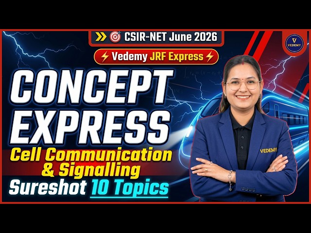 CSIR-NET June 2026 | Concept Express – Cell Communication & Signalling | Part - 1 | Dr. Ravina Rai |