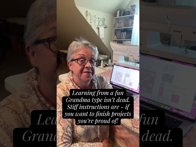 Learning from a fun grandma type...