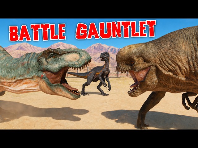 DINOSAUR BATTLE GAUNTLET in JURASSIC WORLD EVOLUTION 3