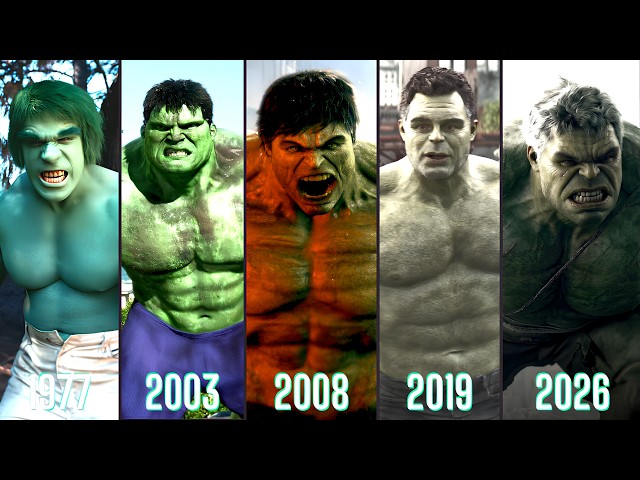 Hulk Evolution (1977–2026) | From The Incredible Hulk to Brand New Day