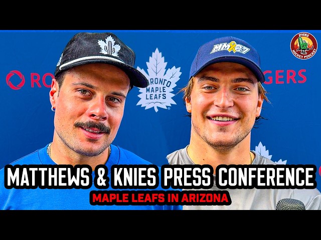 Auston Matthews, Toronto Maple Leafs Speak on NHL in Arizona, Coyotes Memories
