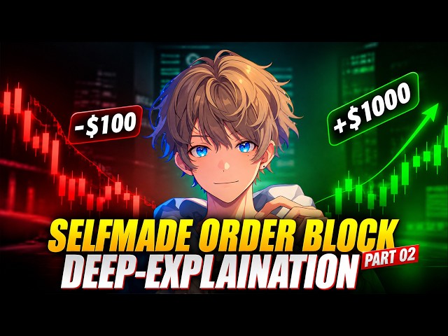 Self Made Order Block Concept Detailed Explained  Part 2 | 🔴 Live Trades