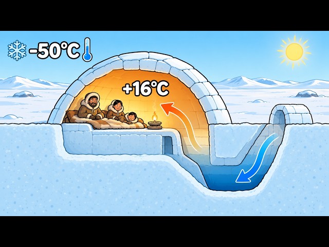 How Did ANCIENT INUIT Igloos Stay Warm at -50°C With NO Electricity?