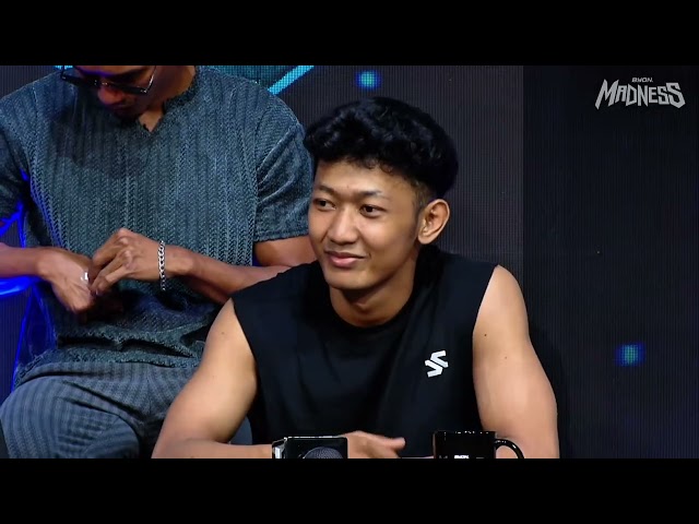 (Kkjhe emotional) press conference Kkcal vs Rendi Singgih #byoncombat #kickboxing