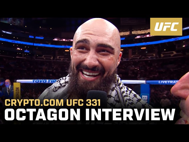HE KNOCKED OUT GABLE STEVESON | Sean Sharaf Octagon Interview | UFC 331