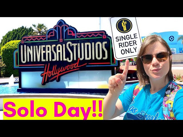 How To Have The BEST SOLO DAY At Universal Studios Hollywood