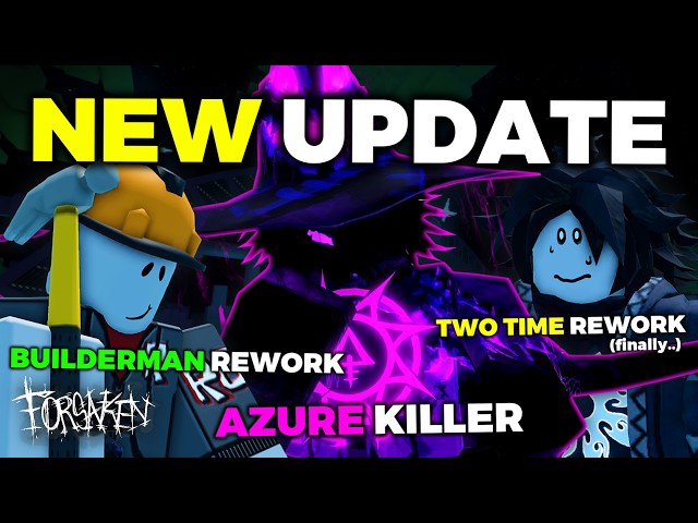 EVERYTHING NEW In The AZURE UPDATE! (Reworks, New Content, Gamepasses, etc) | Roblox Forsaken