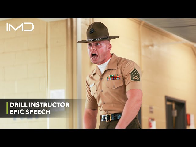 Senior Drill Instructor Speech at Marine Corps Boot Camp | Parris Island
