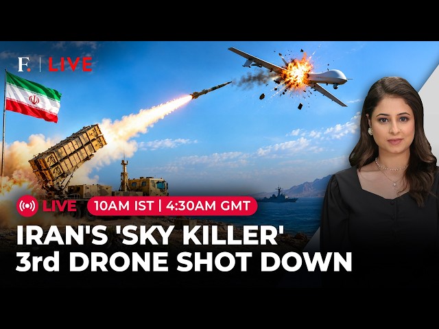 LIVE: Iran’s New Air Defence Unleashed; Third US Drone 'Hit' Over Hormuz | Firstpost