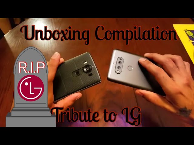 Tribute To LG Mobile | Unboxing Compilation