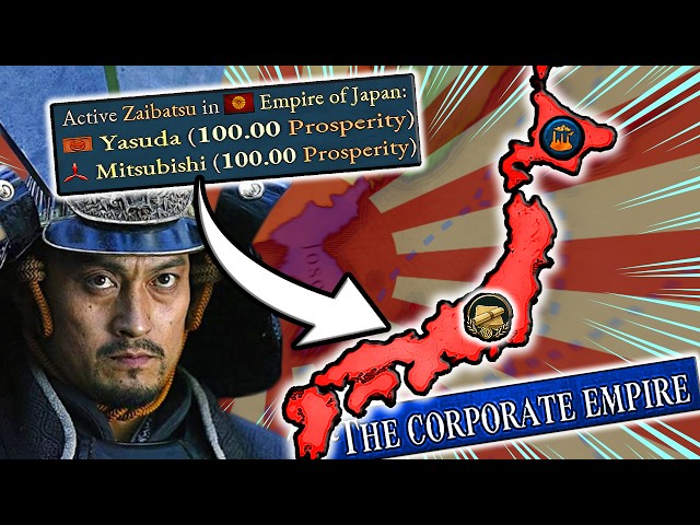 ONLY Japan Can Form A CORPORATE EMPIRE in Victoria 3 1.14