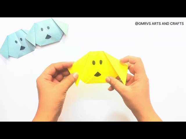 Easy DOG Craft using origami sheets |GMRVS ARTS AND CRAFTS| #dog #paperdog