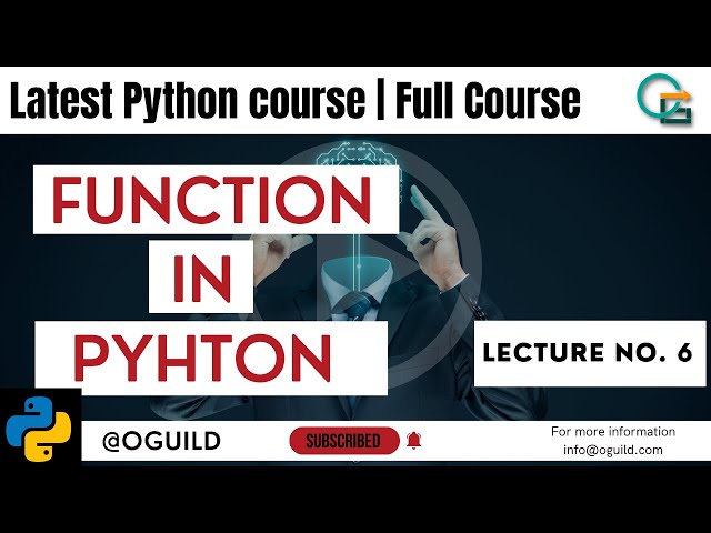 Function in Python | Python tutorial |  iSoftra