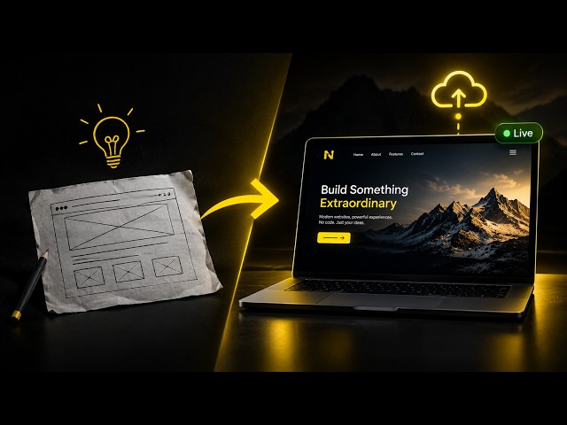 Build a Website Without Coding! From Design to Deployment on Free Hosting (No-Code)