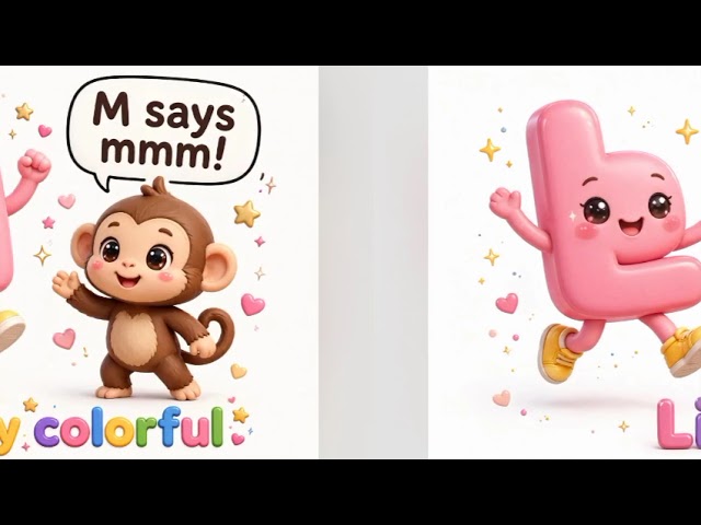 ABC Alphabet A to Z for Kids 🔤 | Learn ABC with Cute Cartoons | ABC Phonics for Children #Shorts