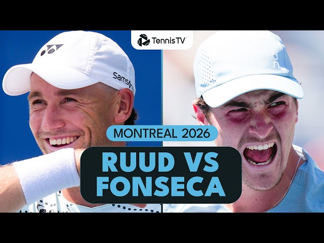 Casper Ruud vs Joao Fonseca Hard-Hitting Battle 🔥 | Montreal 2026 Match Highlights