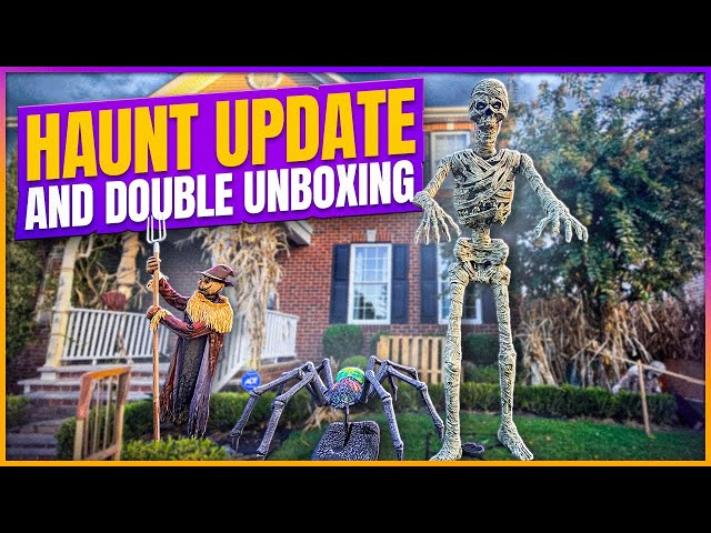We Unboxed 2 GIANT Home Depot Halloween Animatronics! 🎃 (2026)